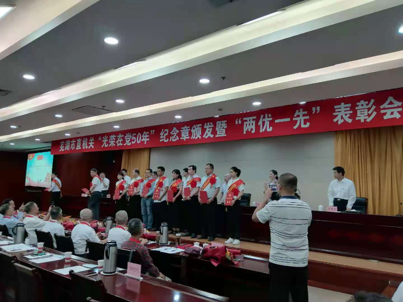 市文化和旅游局王娜同志被表彰为芜湖市直机关优秀共产党员